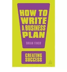 Couverture du produit · How to Write a Business Plan (Creating Success)