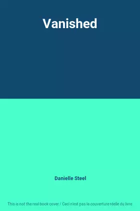 Couverture du produit · Vanished