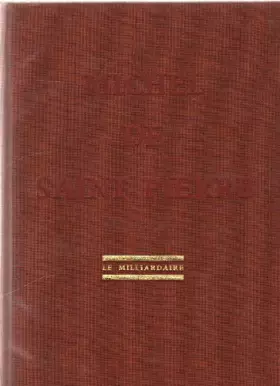 Couverture du produit · Le milliardaire