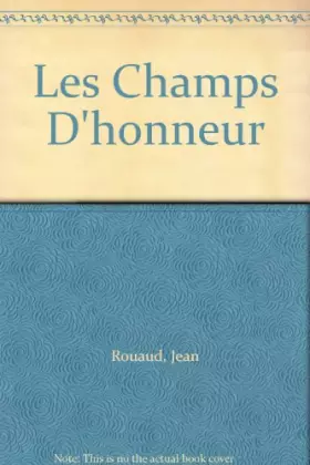 Couverture du produit · Les Champs D'honneur