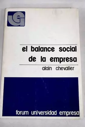 Couverture du produit · El balance social de la empresa