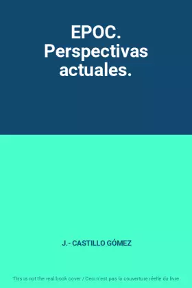 Couverture du produit · EPOC. Perspectivas actuales.