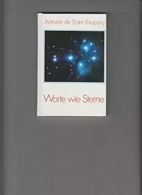 Couverture du produit · Worte wie Sterne. [Hrsg. u. eingel. von Maria Otto]
