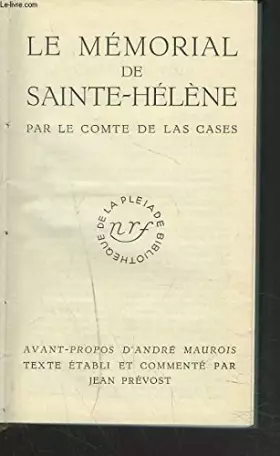 Couverture du produit · LE MEMORIAL DE SAINTE-HELENE. TOME II.