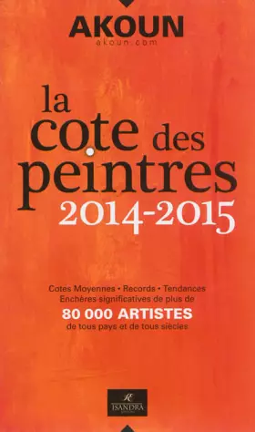 Couverture du produit · La cote des peintres : 2014-2015