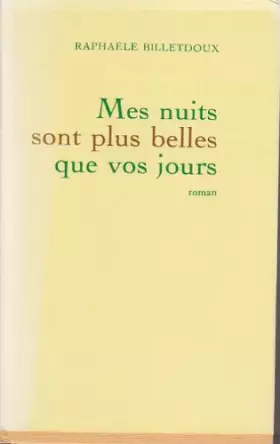 Couverture du produit · Mes nuits sont plus belles que vos jours