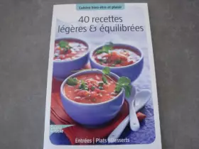 Couverture du produit · 40 recettes légères équilibrées