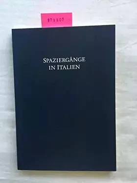 Couverture du produit · Spaziergänge in Italien