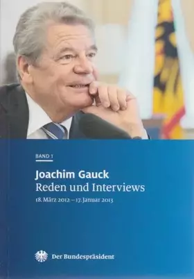 Couverture du produit · Joachim Gauck, Reden und Interviews, Band 1