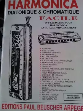 Couverture du produit · Harmonica Diatonique & Chromatique Facile: 30 Standards pour Harmonica avec Accompagnement