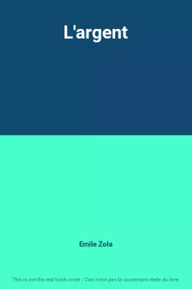 Couverture du produit · L'argent