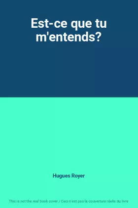 Couverture du produit · Est-ce que tu m'entends?