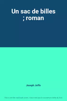 Couverture du produit · Un sac de billes  roman