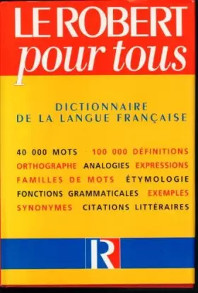Couverture du produit · Le Robert Pour Tous