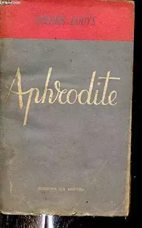 Couverture du produit · APHRODITE- MOEURS ANTIQUES