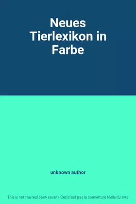 Couverture du produit · Neues Tierlexikon in Farbe