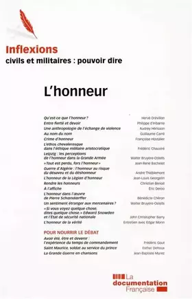Couverture du produit · Inflexions n°27: L'honneur