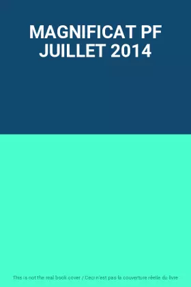 Couverture du produit · MAGNIFICAT PF JUILLET 2014