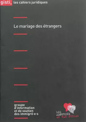Couverture du produit · Le mariage des étrangers