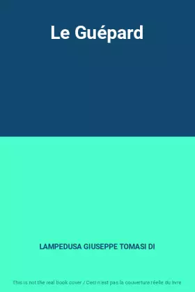 Couverture du produit · Le Guépard