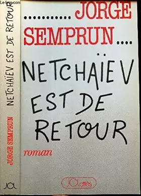 Couverture du produit · NETCHAÎEV EST DE RETOUR.