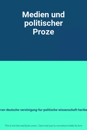 Couverture du produit · Medien und politischer Proze