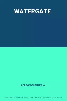 Couverture du produit · WATERGATE.