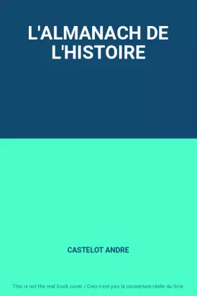 Couverture du produit · L'ALMANACH DE L'HISTOIRE