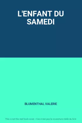 Couverture du produit · L'ENFANT DU SAMEDI