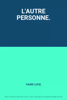 Couverture du produit · L'AUTRE PERSONNE.