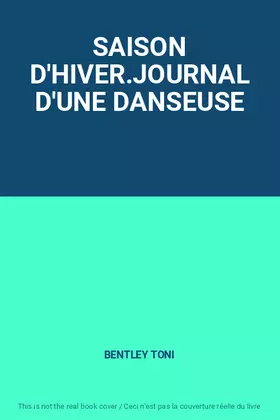 Couverture du produit · SAISON D'HIVER.JOURNAL D'UNE DANSEUSE
