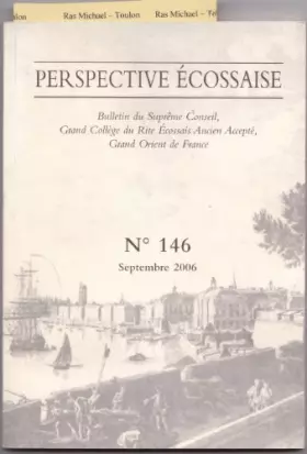 Couverture du produit · Perspective Ecossaise 147 - AVRIL 2008