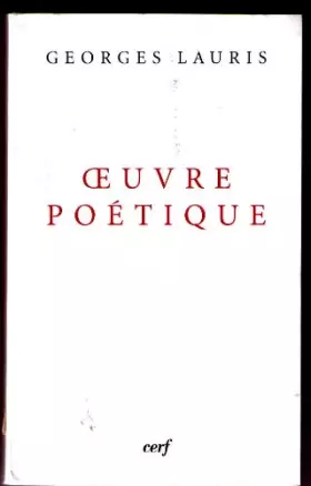 Couverture du produit · OEuvre Poétique. [Dédicacé par l'auteur]