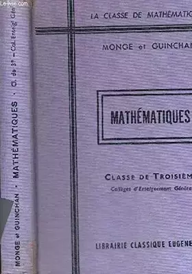 Couverture du produit · ENSEIGNEMENT DU SECOND DEGRE PROGRAMME 1958 - LA CLASSE DE MATHEMATIQUES - MATHEMATIQUES CLASSE DE 3E.