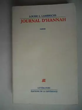 Couverture du produit · Journal d'Hannah