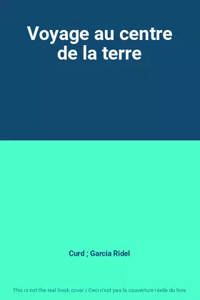 Couverture du produit · Voyage au centre de la terre