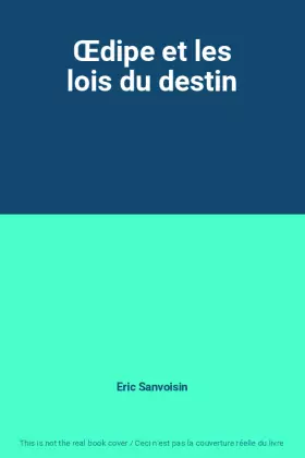 Couverture du produit · Œdipe et les lois du destin