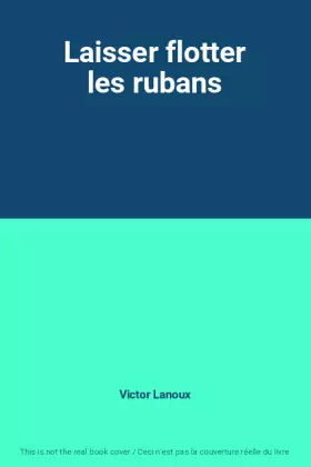 Couverture du produit · Laisser flotter les rubans
