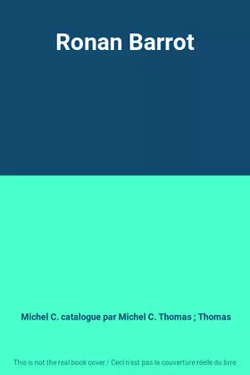 Couverture du produit · Ronan Barrot