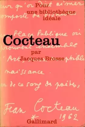 Couverture du produit · Cocteau - Pour une bibliothèque idéale
