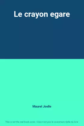 Couverture du produit · Le crayon egare