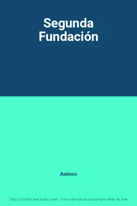 Couverture du produit · Segunda Fundación