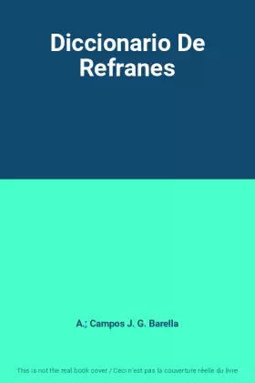 Couverture du produit · Diccionario De Refranes