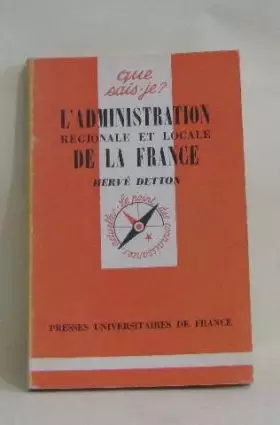 Couverture du produit · L'administration régionale et locale de la france