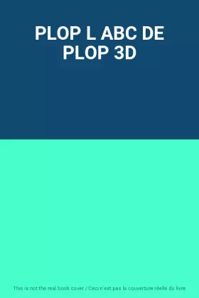Couverture du produit · PLOP L ABC DE PLOP 3D