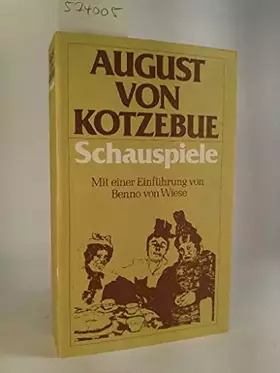 Couverture du produit · Schauspiele Von August Von Kotzebue