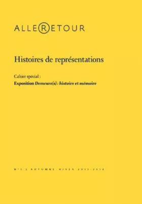 Couverture du produit · Histoires de représentations