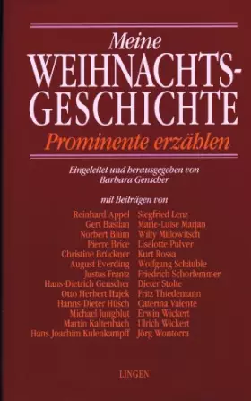 Couverture du produit · MEINE WEIHNACHTSGESCHICHTE - Prominente erzählen