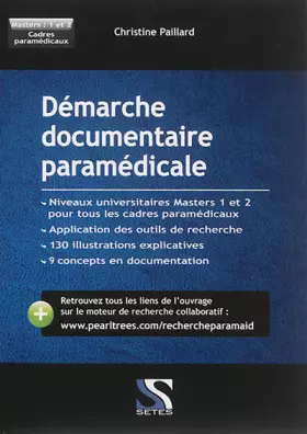 Couverture du produit · Démarche documentaire paramédicale