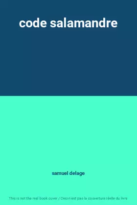 Couverture du produit · code salamandre